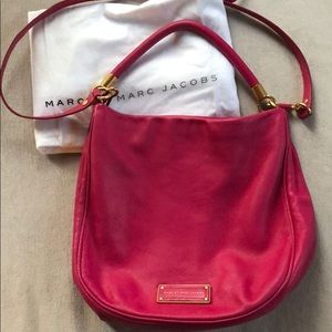 Marc by Marc Jacobs pink leather handbag